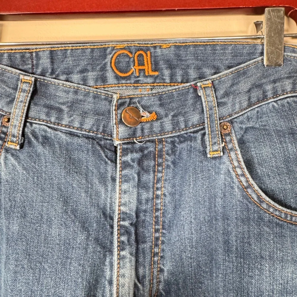 Kimes Ranch‎ Jeans Mens 36x38 Blue Cal Straight Leg Made in USA Distressed Denim